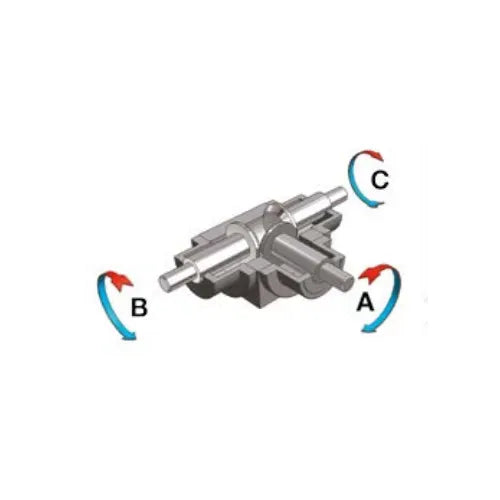 Chiaravalli CHQ 86 TYP30 1:1 right-angle gearbox
