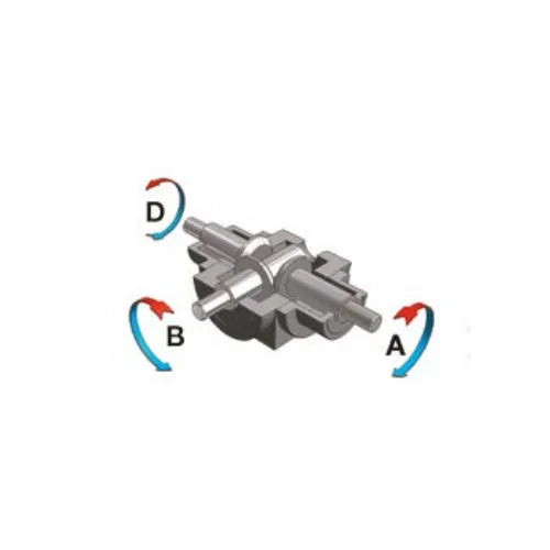Chiaravalli CHQ 86 TYP7 1:1 right-angle gearbox