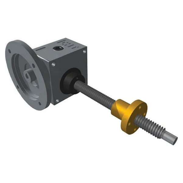 Chiaravalli CHS-4-RS-C324-R5-TL-DE special version screw jack with seger ring ending