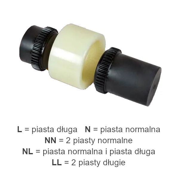 Chiaravalli GF 42-NN coupling with nylon sleeve