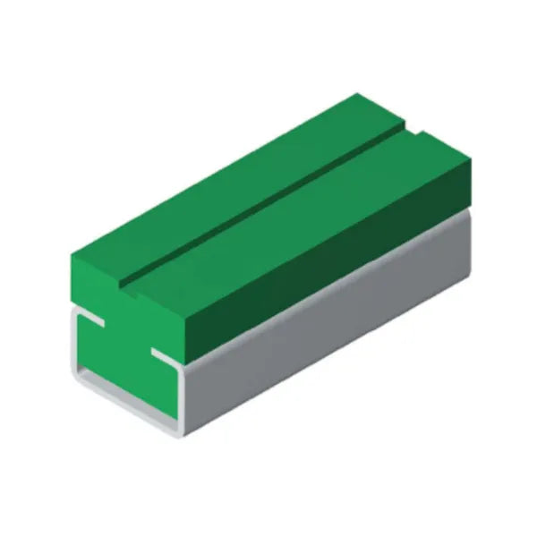 Chiaravalli T2C 36 PE UHMW L2000 20x48.3 chain slide 16B-2