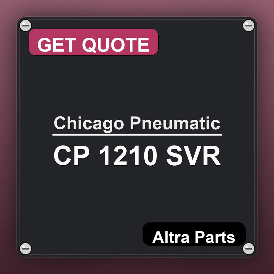 Chicago Pneumatic CP 1210 SVR industrial nameplate style image – Altra Parts. GET QUOTE.