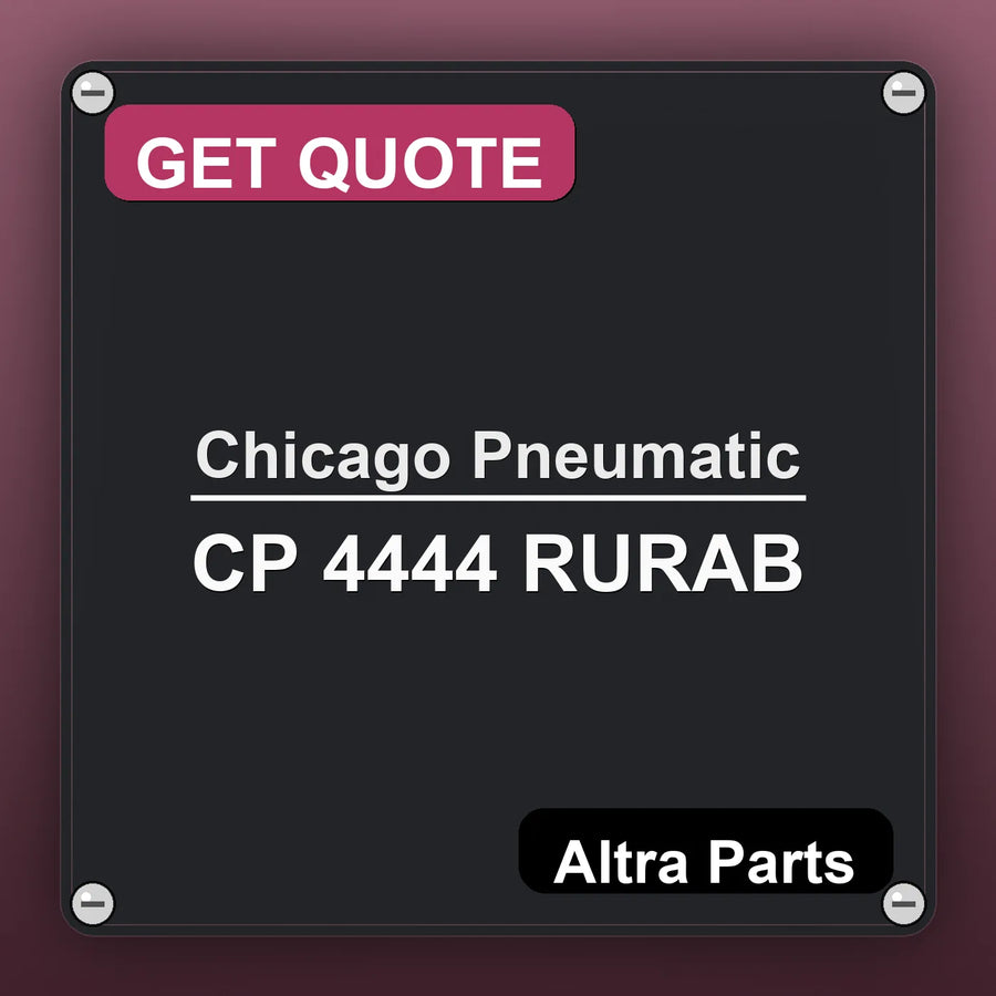 Chicago Pneumatic CP 4444 RURAB industrial nameplate style image – Altra Parts. GET QUOTE.