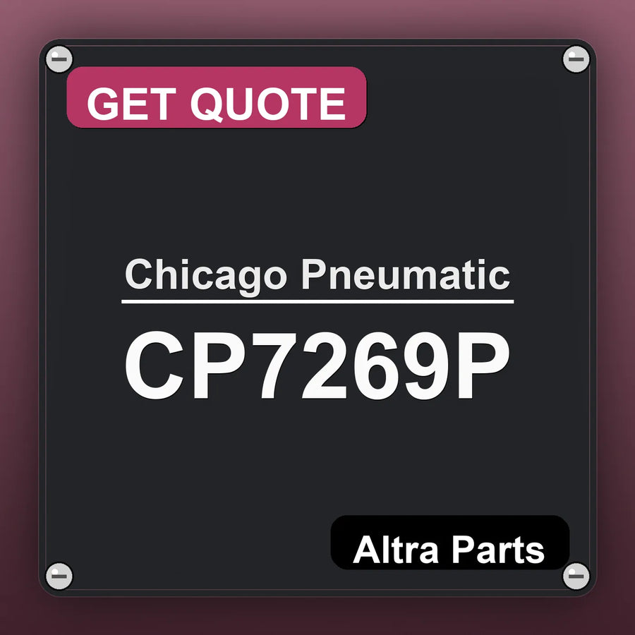 Chicago Pneumatic CP7269P industrial nameplate style image – Altra Parts. GET QUOTE.