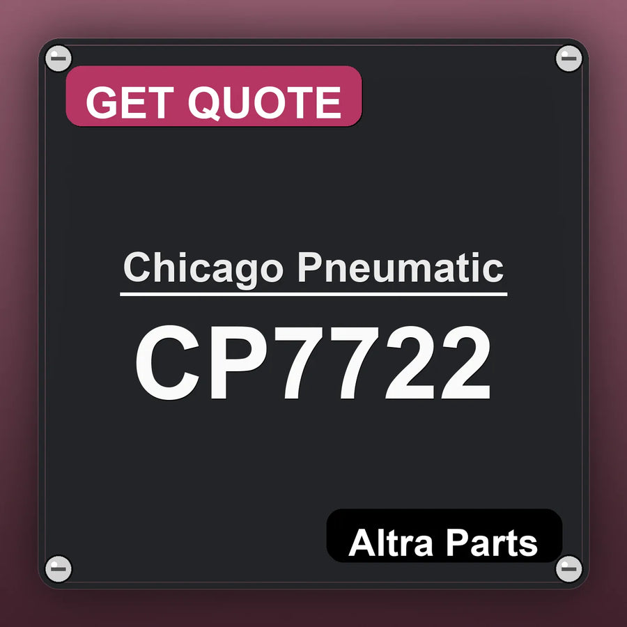 Chicago Pneumatic CP7722 industrial nameplate style image – Altra Parts. GET QUOTE.
