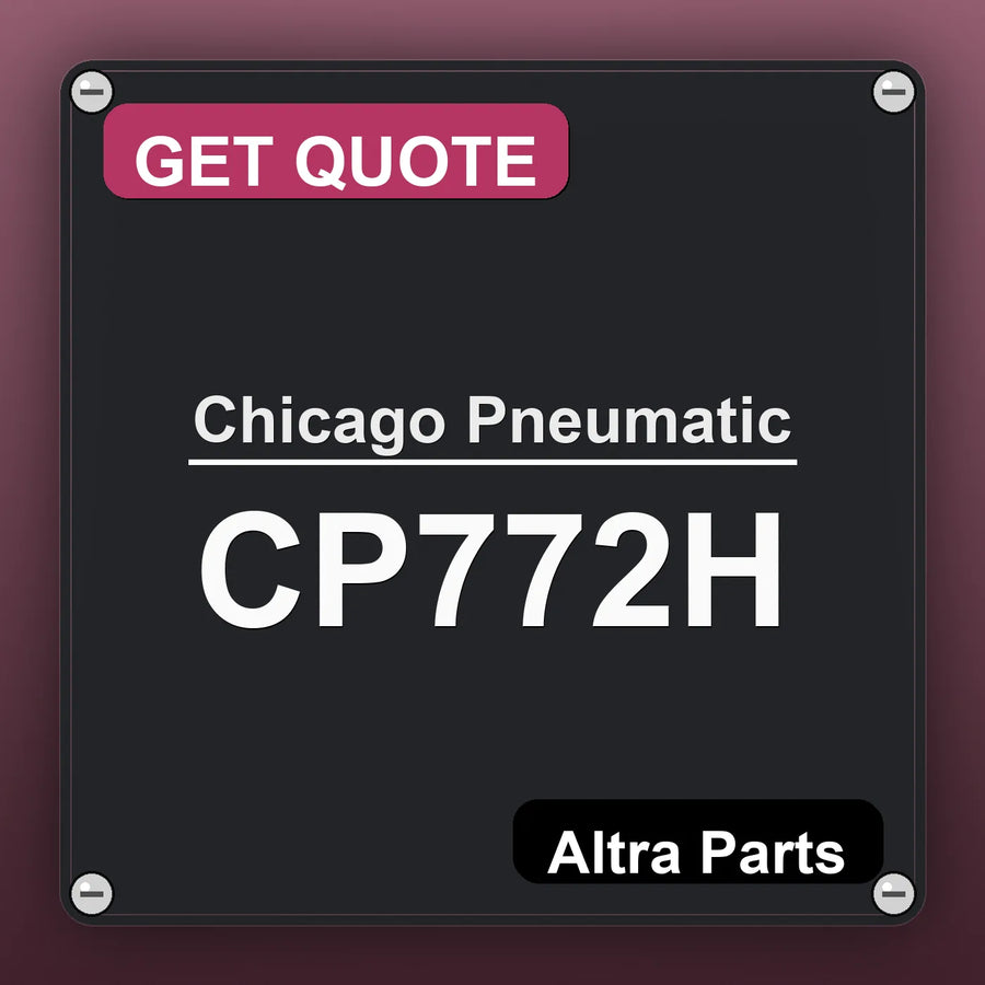 Chicago Pneumatic CP772H industrial nameplate style image – Altra Parts. GET QUOTE.