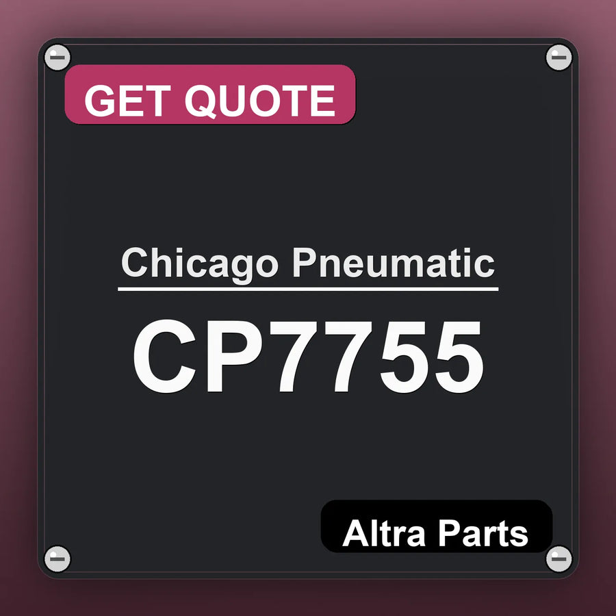 Chicago Pneumatic CP7755 industrial nameplate style image – Altra Parts. GET QUOTE.