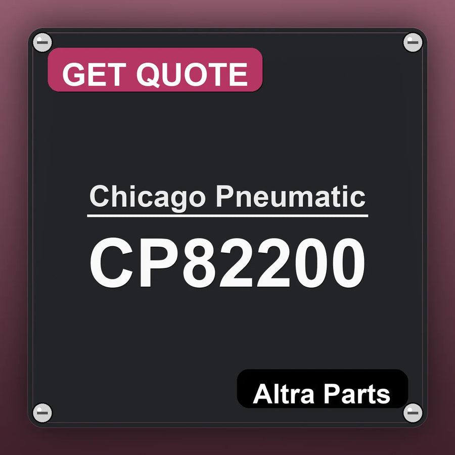 Chicago Pneumatic CP82200 industrial nameplate style image – Altra Parts. GET QUOTE.