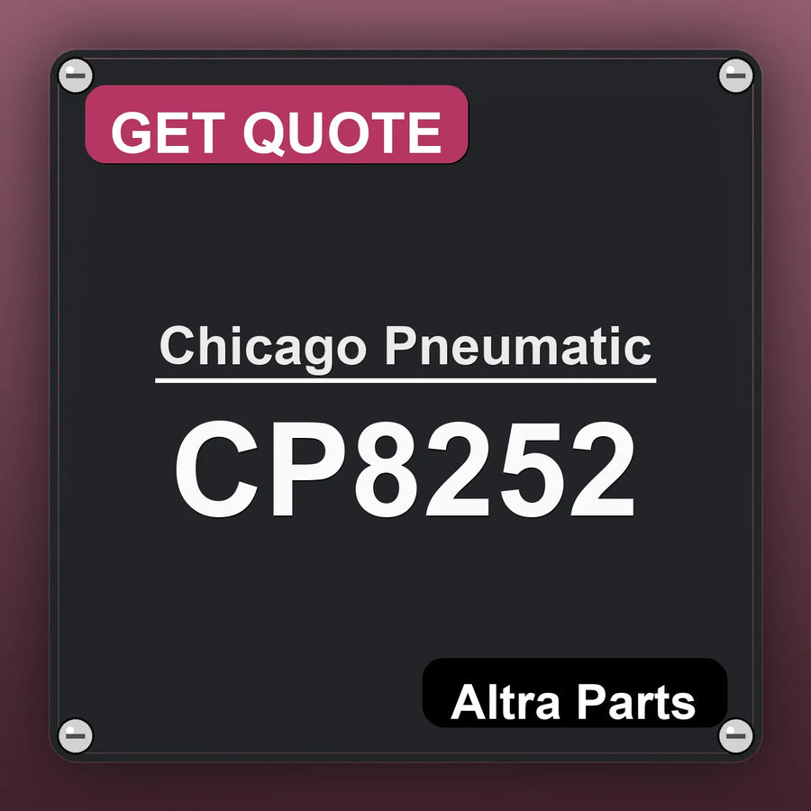 Chicago Pneumatic CP8252 industrial nameplate style image – Altra Parts. GET QUOTE.