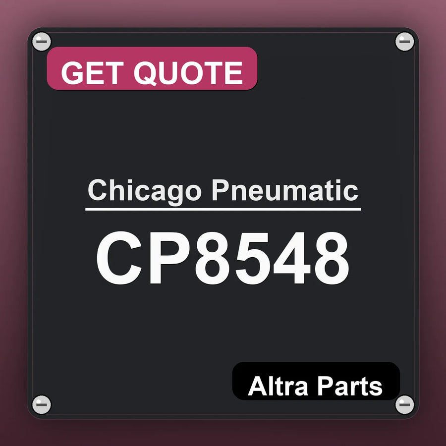 Chicago Pneumatic CP8548 industrial nameplate style image – Altra Parts. GET QUOTE.