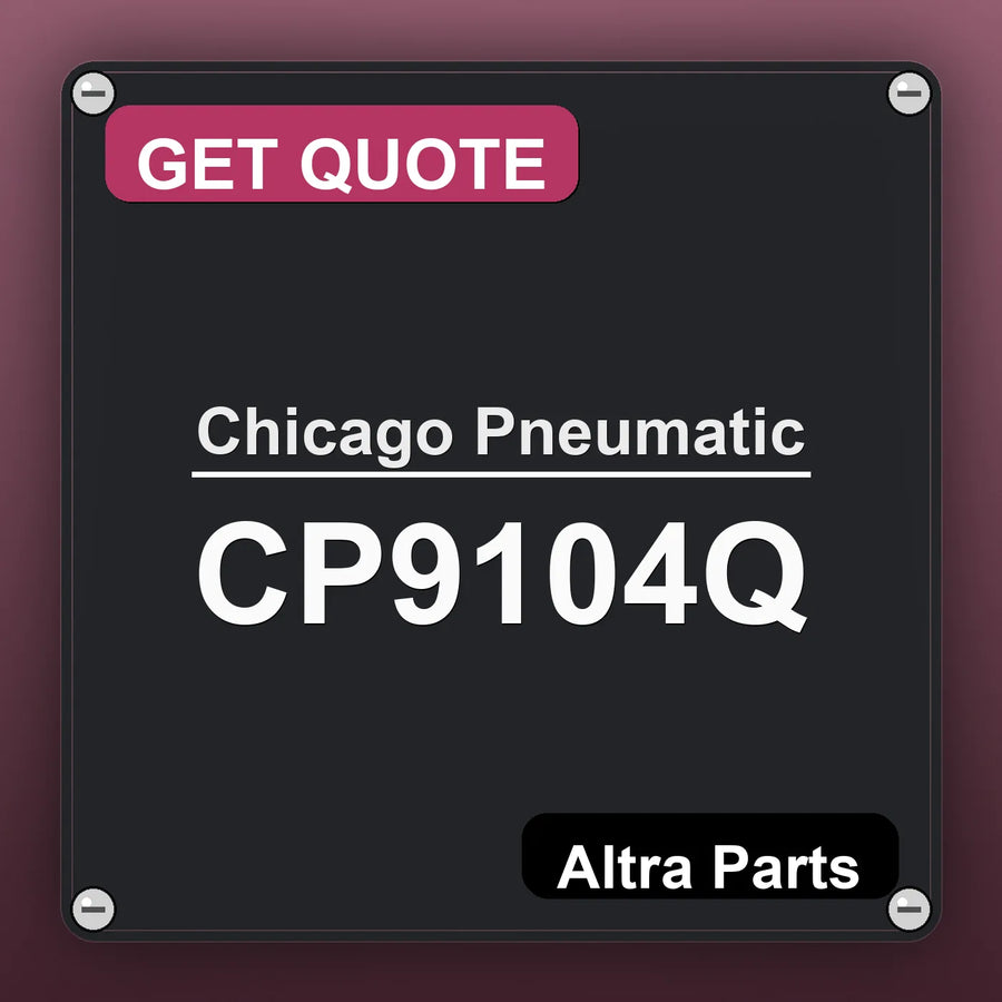 Chicago Pneumatic CP9104Q industrial nameplate style image – Altra Parts. GET QUOTE.