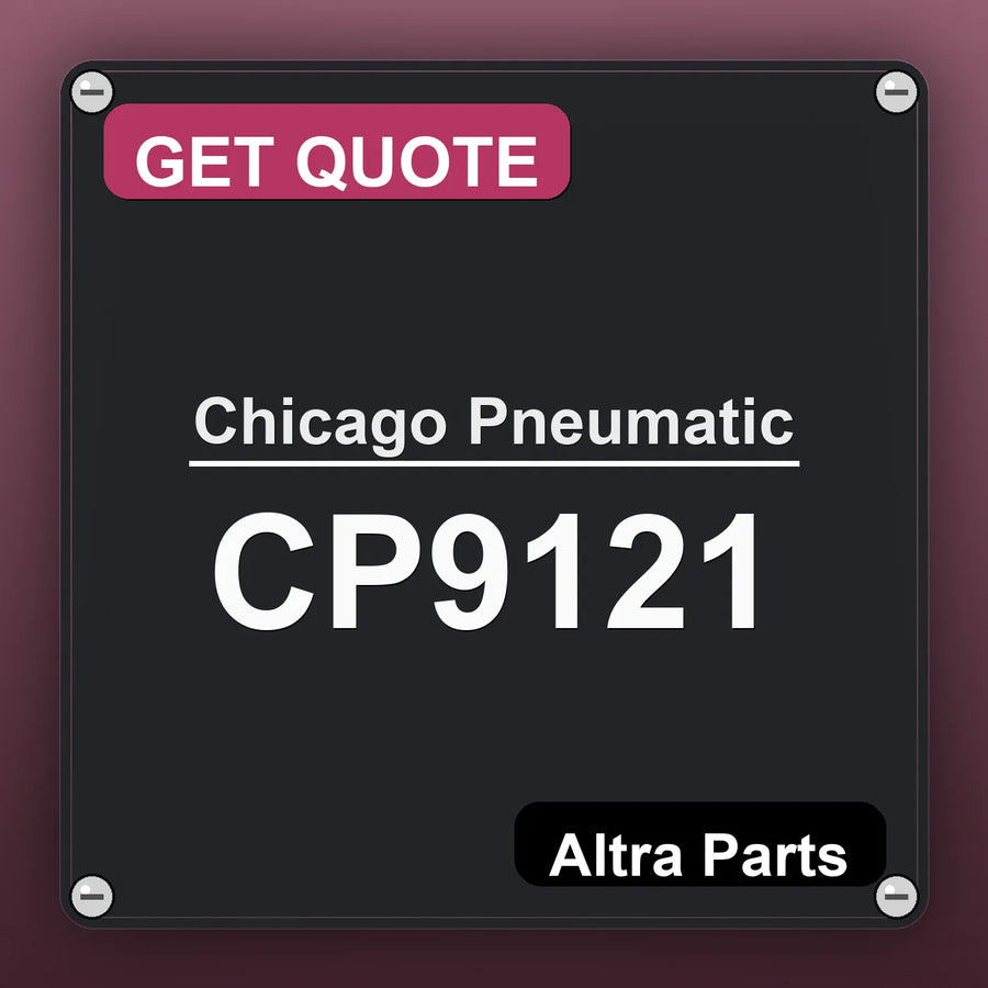 Chicago Pneumatic CP9121 industrial nameplate style image – Altra Parts. GET QUOTE.