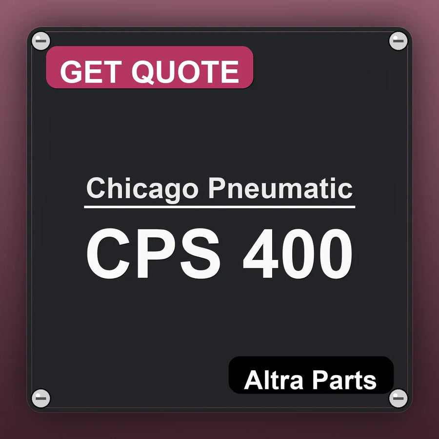 Chicago Pneumatic CPS 400 industrial nameplate style image – Altra Parts. GET QUOTE.
