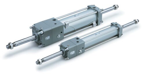 SMC CNA2WB50TF-400N-D Zylinder with locking unit