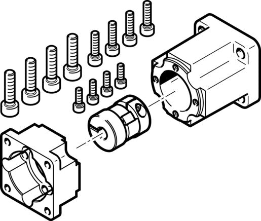 FESTO EAMM-A-D19-40A Axial kit