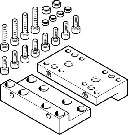 FESTO EHAM-H1-20-L2-80 Adapter plate kit