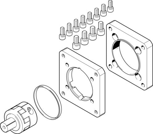 FESTO EAMM-A-M80-120G Axial kit