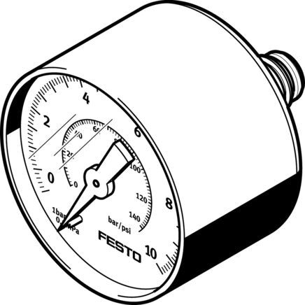 FESTO PAGN-40-10-P10 Pressure gauge