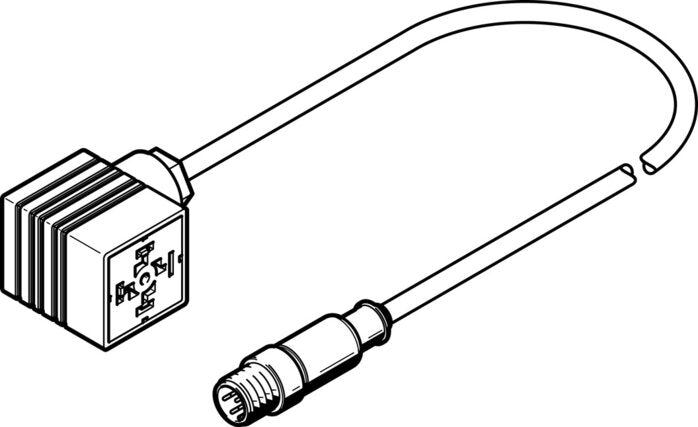 FESTO NEBC-A1W3-K-0.3-N-M12G5 Plug
