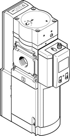 FESTO MS6-SV-1/2-E-10V24-AD1 Pressure sensor