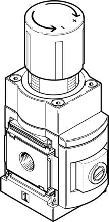 FESTO MS6-LRP-3/8-D4-A8 Valve