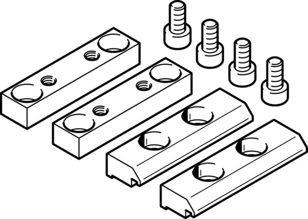FESTO EAHF-G1-45-P Profile mounting