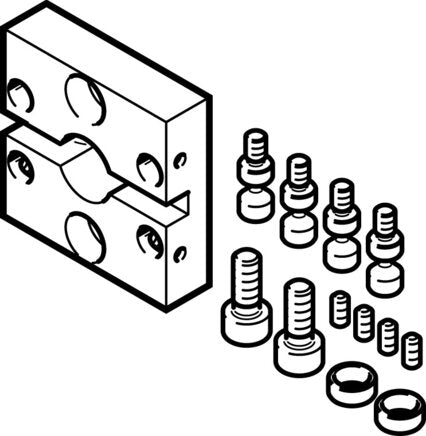 FESTO DHAA-G-Q5-16-B11-16 Adapter kit