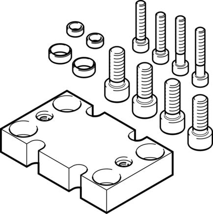 FESTO DHAA-G-H2-20-B11-40 Adapter kit