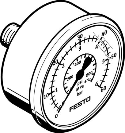 FESTO PAGL-HP3-63-60-G14 Pressure gauge
