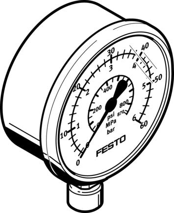 FESTO PAGL-HP3-63-60-G14-RC Pressure gauge