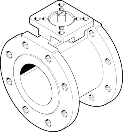 FESTO VZBC-100-FF-16-22-F0710& Ball valve