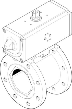 FESTO VZBC-100-FF-16-22-F0710-V4V4T# Ball valve