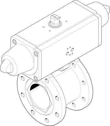 FESTO VZBC-80-FF-16-22-F07-V4V4T-PS# Ball valve