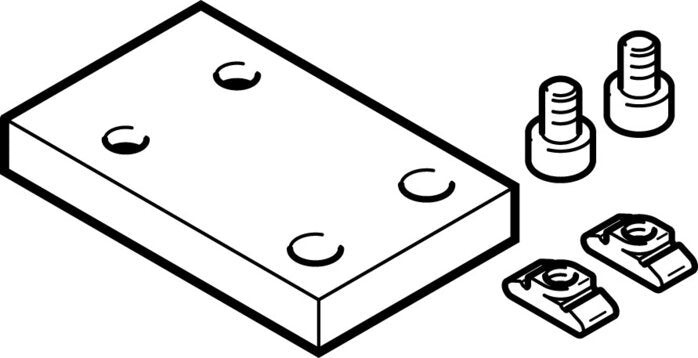 FESTO MUP-18/25-P Central support
