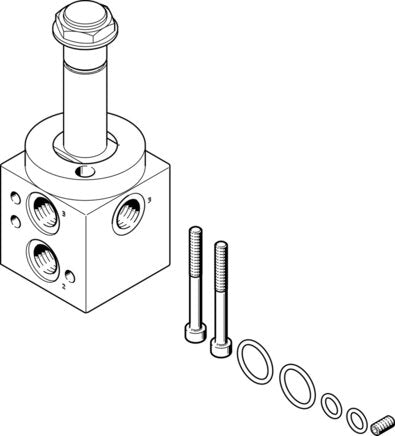 FESTO VOFD-L50T-M32-MN-FGP14-& Valve