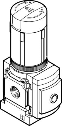 FESTO MS6-LRB-1/2-D6-A4-AS Pressure regulator