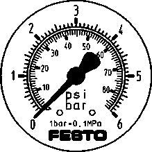 FESTO FMAP-63-6-1/4-EN Flanged precision pre