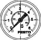 FESTO MA-40-6-G1/4-EN Pressure gauge
