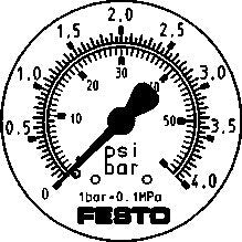 FESTO FMAP-63-4-1/4-EN Flanged precision pre