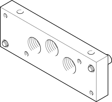 FESTO IEPR-04-D-3-NPT End plate