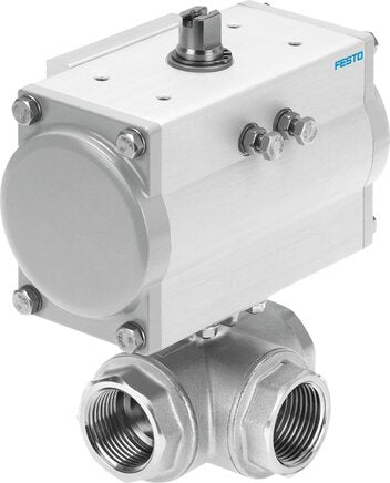 FESTO VZBM-A-1/2"-RP-25-F-3L-& Ball valve
