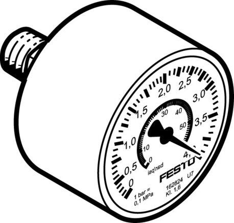 FESTO MAP-40-4-1/8-EN Precision pressure ga