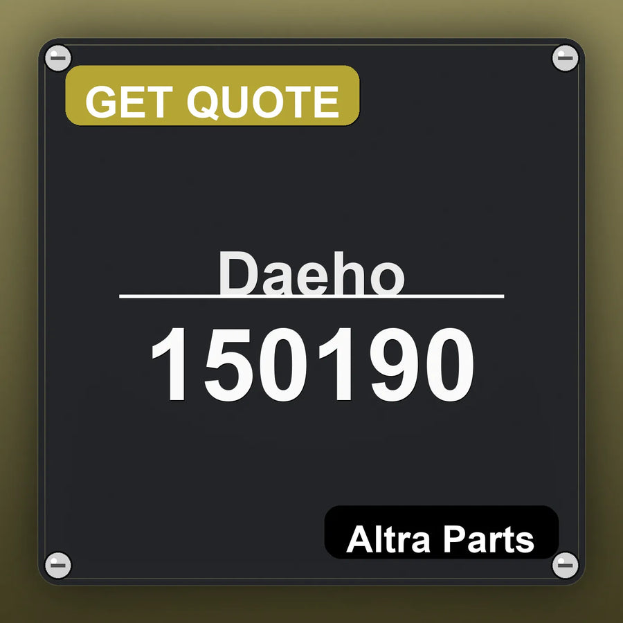 Daeho 150190 industrial nameplate style image – Altra Parts. GET QUOTE.