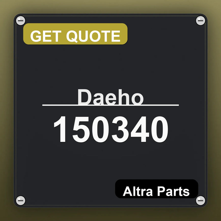 Daeho 150340 industrial nameplate style image – Altra Parts. GET QUOTE.