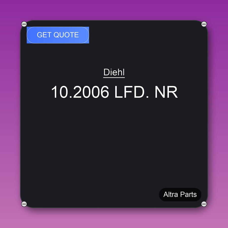 Diehl 10.2006 LFD. NR industrial spare part – fast international delivery & worldwide shipping