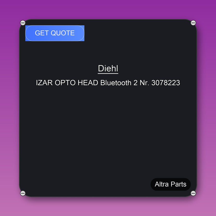 Diehl IZAR OPTO HEAD Bluetooth 2 Nr. 3078223 industrial spare part – fast international delivery & worldwide shipping