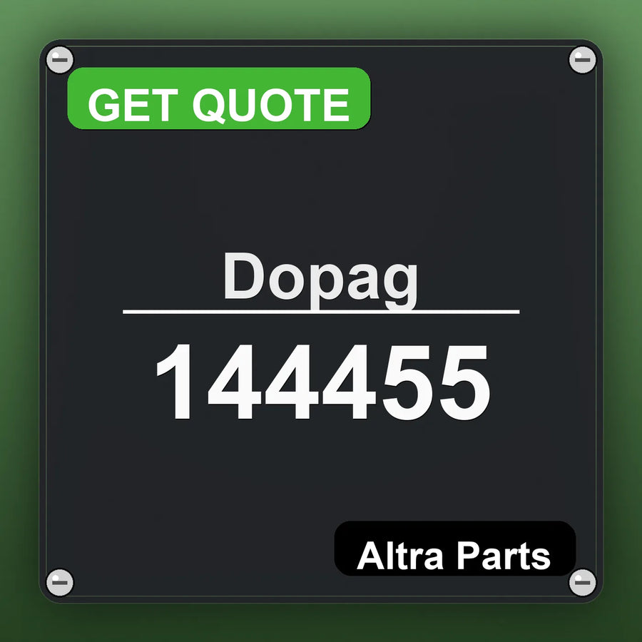 Dopag 144455 industrial nameplate style image – Altra Parts. GET QUOTE.