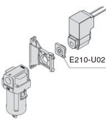 SMC E210-U02 Modularer Adapter