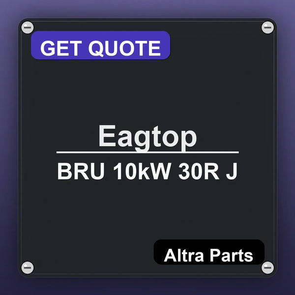 Eagtop BRU 10kW 30R J industrial nameplate style image – Altra Parts. GET QUOTE.