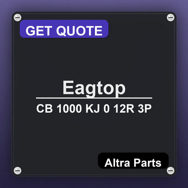 Eagtop CB 1000 KJ 0 12R 3P industrial nameplate style image – Altra Parts. GET QUOTE.